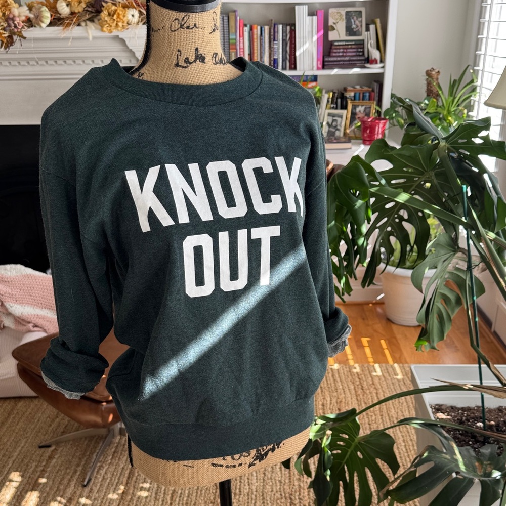 Banana Republic Dark Green Knock Out Sweatshirt